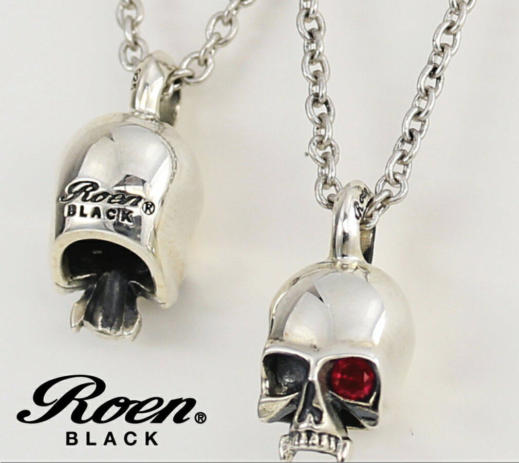 楽天市場】RoenBLACK ロエン アクセサリー スカル ネックレス