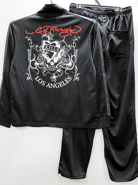 Ed Hardy★エドハーディー ベロア パンツ ブラック/ピンク 楽天市場】エドハーディー ベロア セットアップ レディース ED