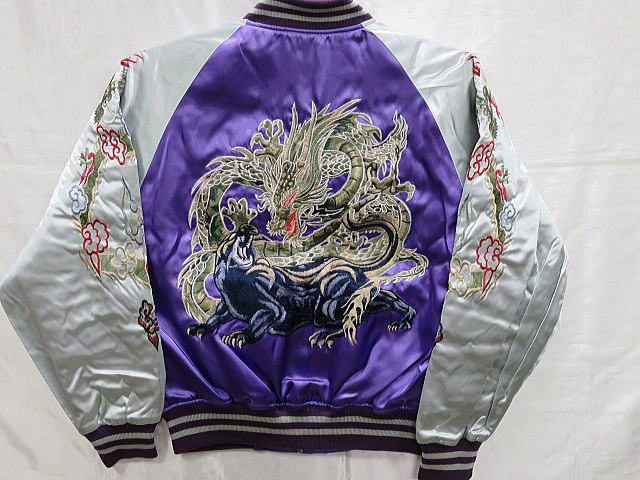 楽天市場】スカジャン 龍と黒豹刺繍 日本製本格刺繍 : takafuku