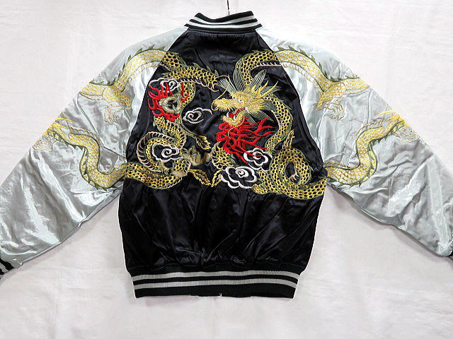 日本製 ベルベット スカジャン ドラゴン 龍 刺繍 TAILOR TOYO テーラー東洋 