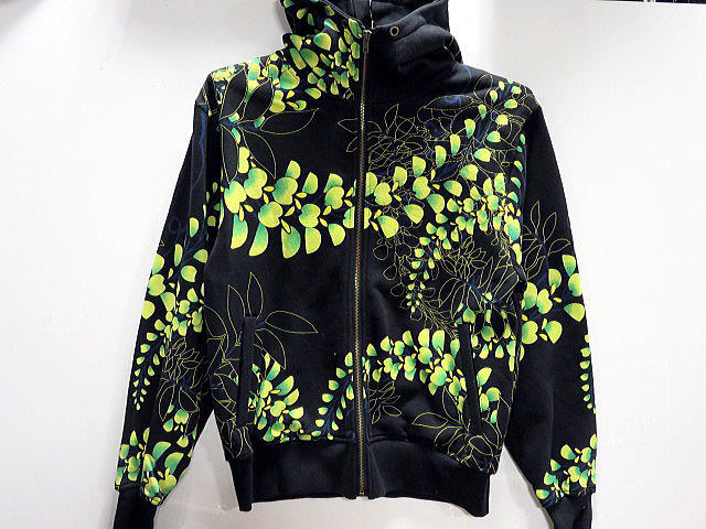 錦　和柄 パーカー 鞠と猫　段染め　NISHIKI 楽天市場】錦 和柄 パーカー 鞠と猫 段染め NISHIKI : takafuku 1915