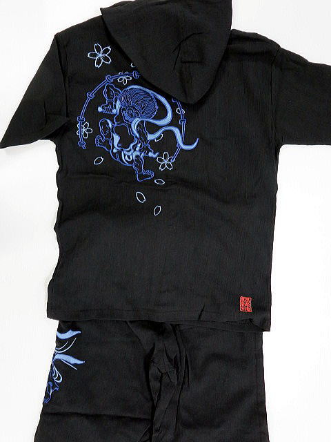 楽天市場】絡繰魂 カラクリ魂 和柄 登竜門刺繍 半袖 ジャージ上下