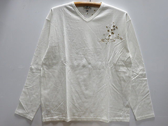 楽天市場】絡繰魂 カラクリ魂 和柄 金襴長袖Tシャツ 如来刺繍 KARAKURI