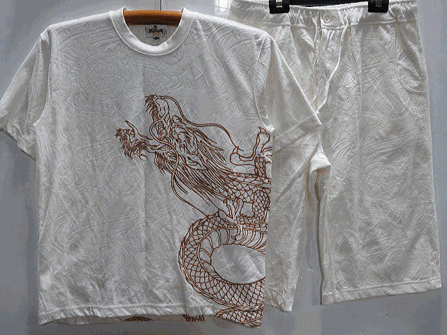 楽天市場】絡繰魂 カラクリダマシイ 和柄 上下セットアップ メンズ が