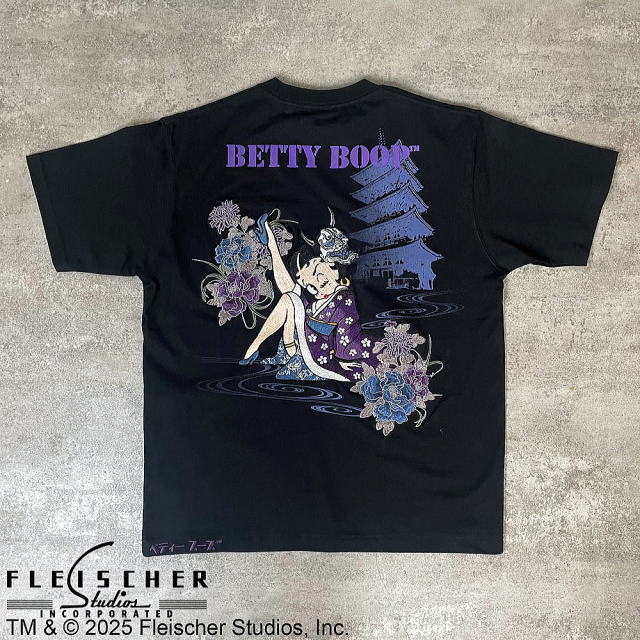 BETTY BOOP・・×絡繰魂　JAPAN JOURNEY Tシャツ