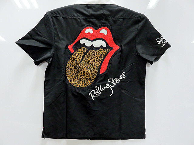 THE ROLLING STONES × JACKROSE 半袖プルオーバー ローリングストーンズ×万力サクラ色