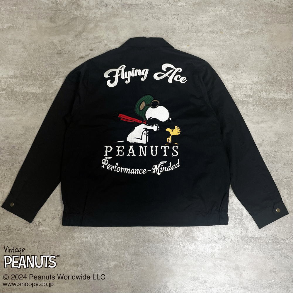 楽天市場】SNOOPY COLLABORATION Flag Staff ボア フリース ブルゾン