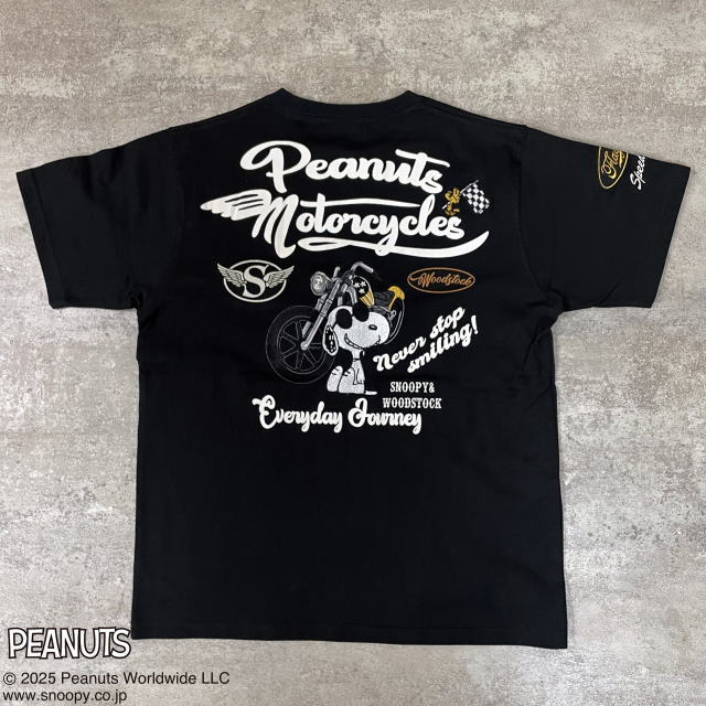 SNOOPY×Flag Staff BIKER Tシャツ フラッグスタッフ PEANUTS