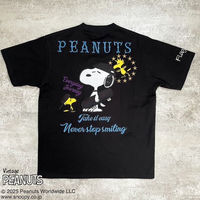 SNOOPY×Flag Staff Skateboard Tシャツ　スヌーピー×フラッグスタッフ 7,977円