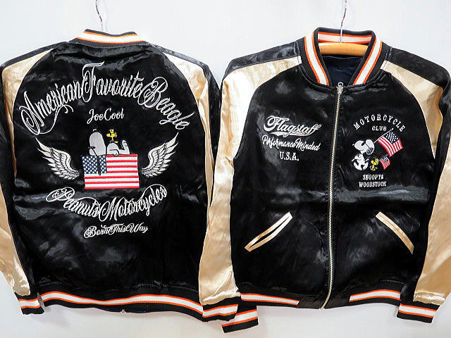 SNOOPY COLLABORATION Flag Staff リバーシブルスカジャン　フラッグスタッフ&times;スヌーピー｜takafuku 1915 店
