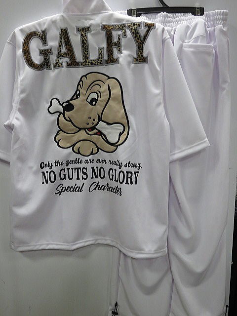 楽天市場】GALFY ゼブラ切替半袖ジャージ上下セット ガルフィ【代引