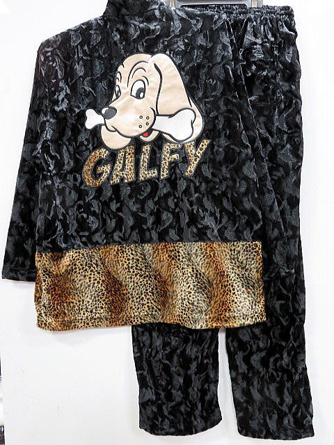 楽天市場】GALFY ガルフィー ベルボア上下セット ヒョウ柄切替【代引