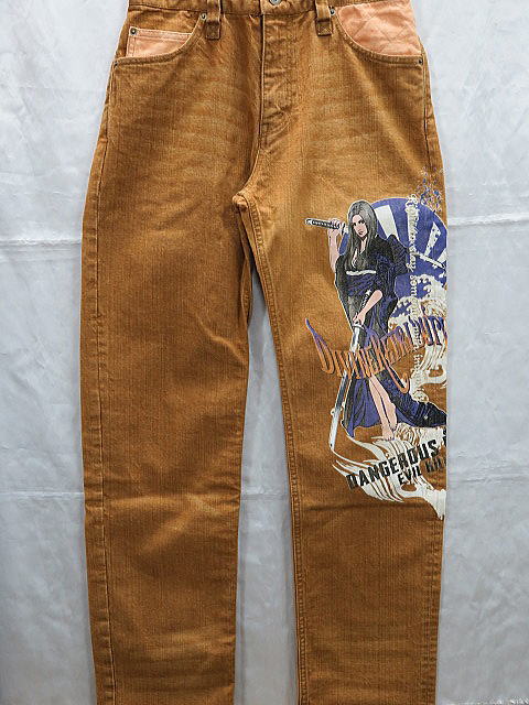 楽天市場】抜刀娘 妃那 3連ポケット デニムパンツ 絡繰魂 : takafuku