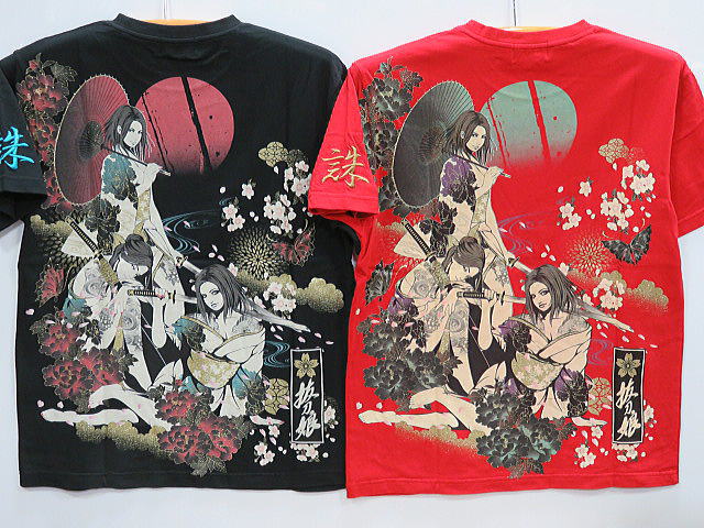 楽天市場】抜刀娘 半袖Tシャツ 一華 出陣 絡繰魂 : takafuku 1915 楽天