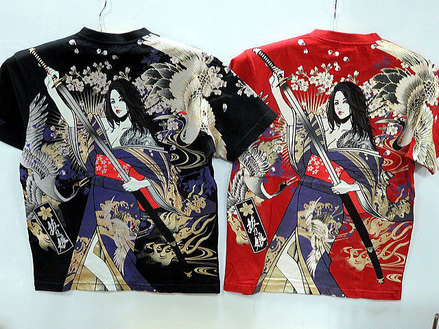 抜刀娘　半袖Tシャツ　結愛　鶴ノ舞　絡繰魂