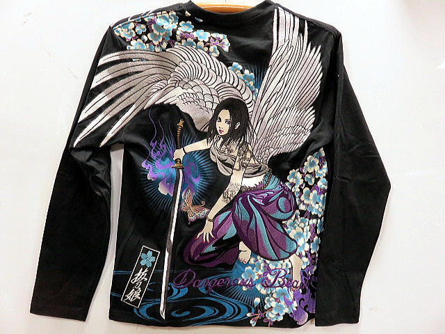 抜刀娘  長袖Tシャツ 結愛・葵　絡繰魂 楽天市場】抜刀娘 長袖Tシャツ 結愛・葵 絡繰魂 : takafuku 1915 楽天