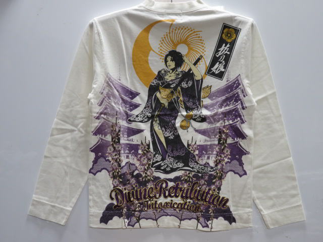 楽天市場】絡繰魂 カラクリ魂 和柄長袖Tシャツ アメカジ抜刀娘 穂乃花