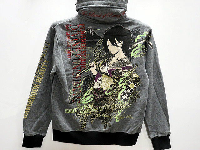 楽天市場】カラクリ魂 抜刀娘 ジップアップ スエードトレーナー 穂乃花