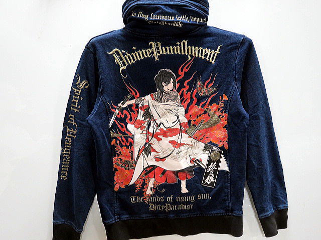 カラクリ魂　抜刀娘　妃那　スエットスタジャン　KARAKURI 楽天市場】絡繰魂 抜刀娘 妃那 スエットスタジャン カラクリ魂 和柄