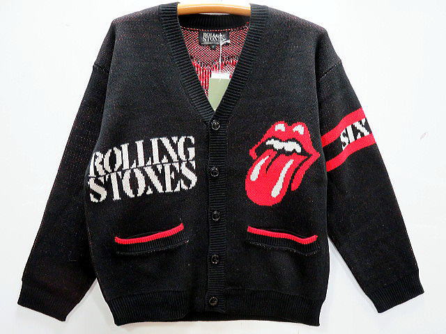 ROLLING STONES X JACKROSE ジャガードニットカーディガン ローリングストーンズ