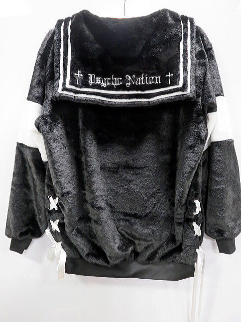 PSYCHO NATION セーラー フェイクファーブルゾン　サイコネーション