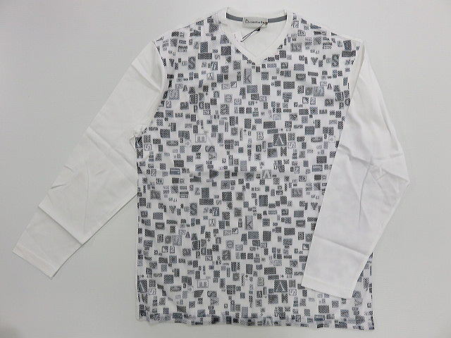 サンタフェ -santafe-　長袖Tシャツ　メッシュプリント