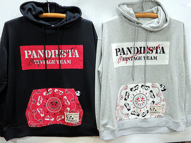 PANDIESTAJAPAN BIGパーカー ペイズリー切り替え パンディエスタ