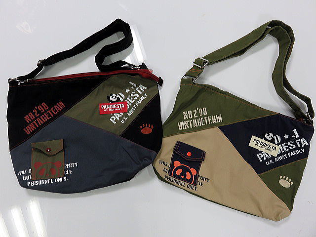 楽天市場】PANDIESTA JAPAN 熊猫謹製 ミリタリーボディバッグ パンディ