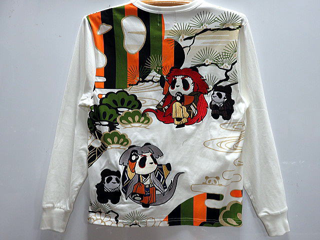 PANDIESTA JAPAN　長袖Tシャツ　熊猫連獅子 パンディエスタ
