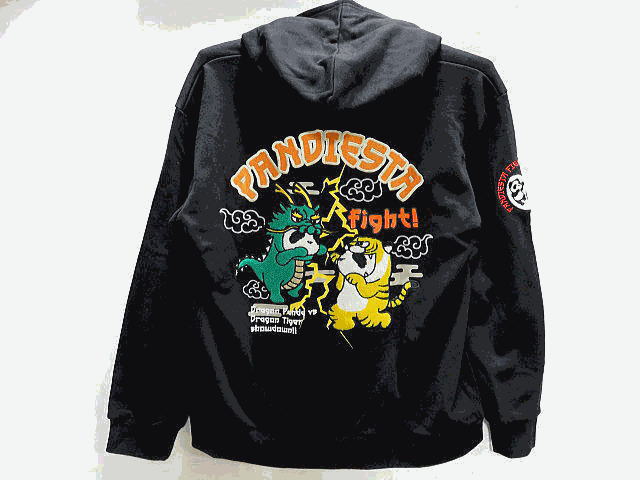 PANDIESTA JAPAN タイガー&ドラゴン パンダフルZIPパーカー パンディエスタ|takafuku 1915 店
