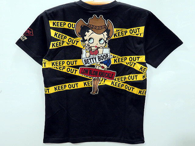 LOW BLOW KNUCKLE　X BETTY BOOP カウガールベティー　 ローブローナックル