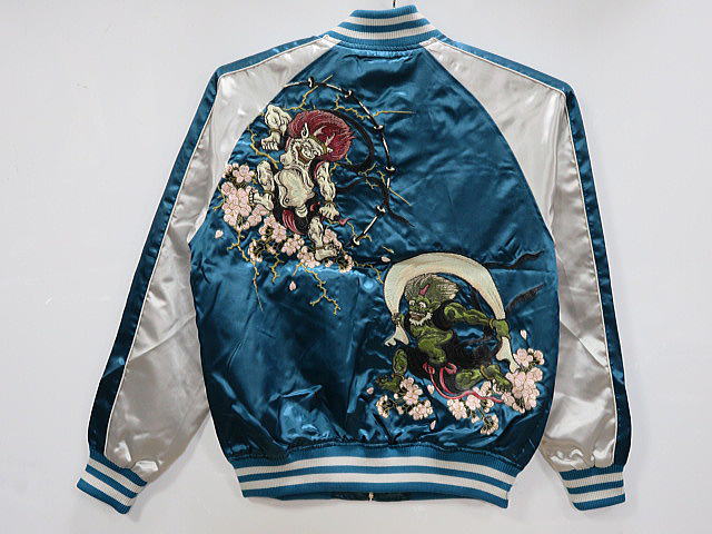 楽天市場】スカジャン 風神雷神 日本製本格刺繍のスカジャン