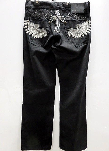 楽天市場】ビーアンビション ストレッチホワイトチノパンツ スカル刺繍