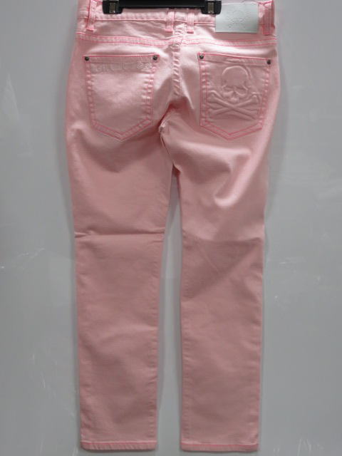 楽天市場】ビーアンビション ストレッチホワイトチノパンツ スカル刺繍