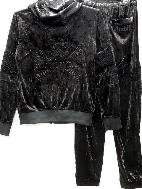 楽天市場】BE AMBITION スエット上下セット スカルストーン刺繍 ビー