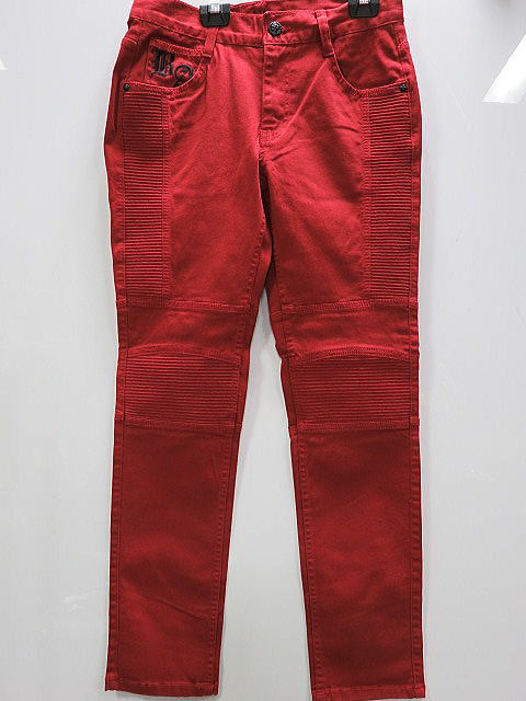 楽天市場】ビーアンビション ストレッチホワイトチノパンツ スカル刺繍