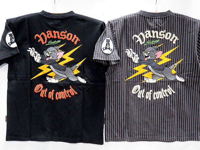 Tom＆Jerry X VANSON 　半袖Tシャツ　トムとジェリー