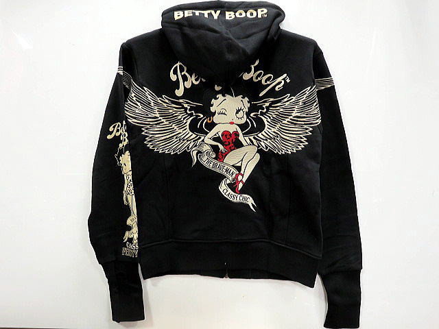 Betty Boop X NEVERMIND　裏毛ZIPパーカー　ベティ 楽天市場】Betty Boop X NEVERMIND 裏毛ZIPパーカー ベティ : takafuku