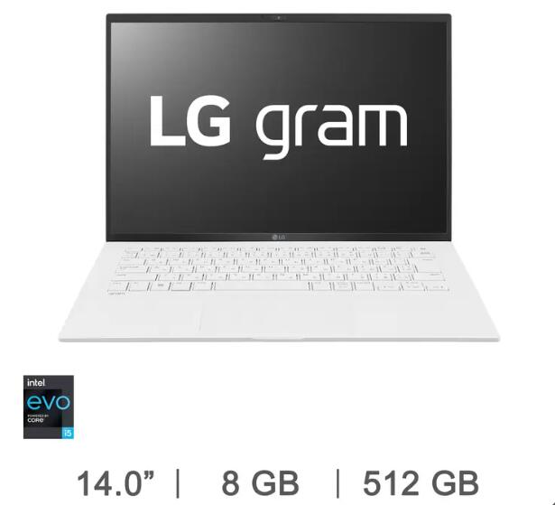 エルジー LG gram 14インチ ノートPC 14Z90Q-KR54J1 / 14.0型 / Windows11 Home / intel Core i5 / 8GB / SSD512GB / Ms Office HB 2021 / 重量約999g / 新品 送料無料