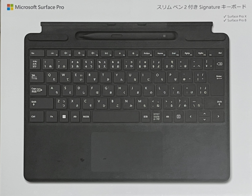 マイクロソフト(Microsoft) タブレットケース・カバー スリムペン2付き Surface Pro Signature キーボード 日本語 8X6-00019 [ブラック] 新品 送料無料