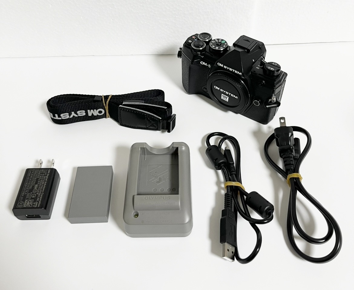 【シャッター回数約4494】OM SYSTEM (OLYMPUS) デジタル一眼カメラ OM-5 ボディ [ブラック] 【中古】【良い】【26800817026642】