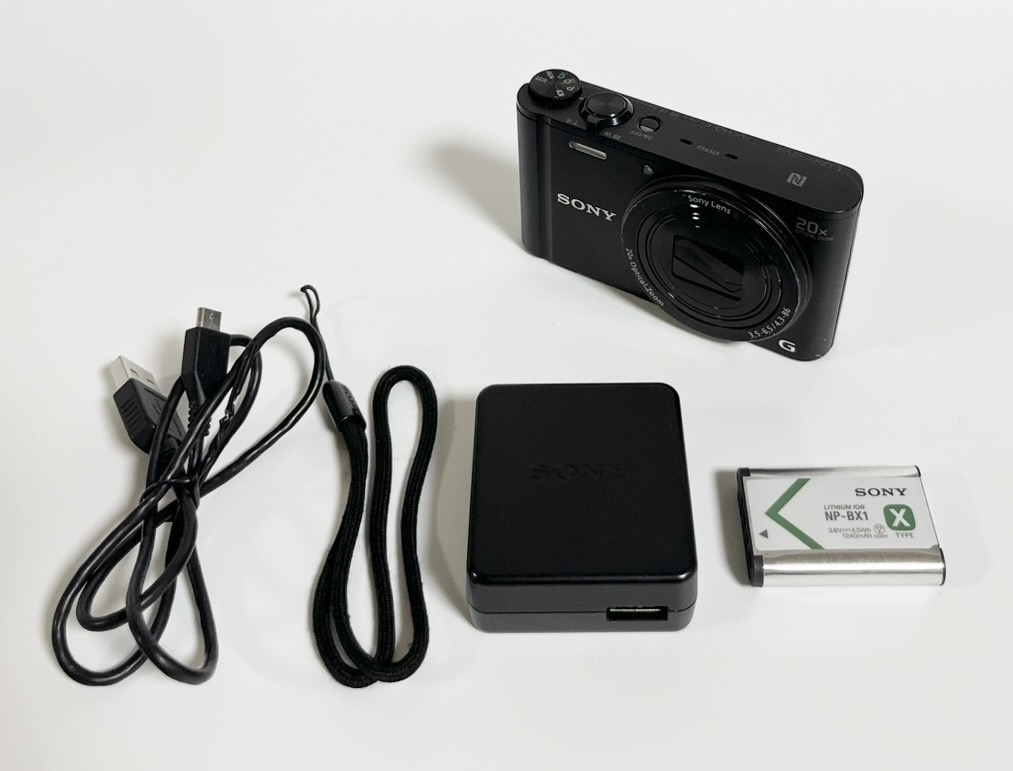 SONY ソニー コンパクトデジタルカメラ サイバーショット Cyber-Shot DSC-WX350 (B) [ブラック] 【中古】【並品】【202460776893】｜高上屋
