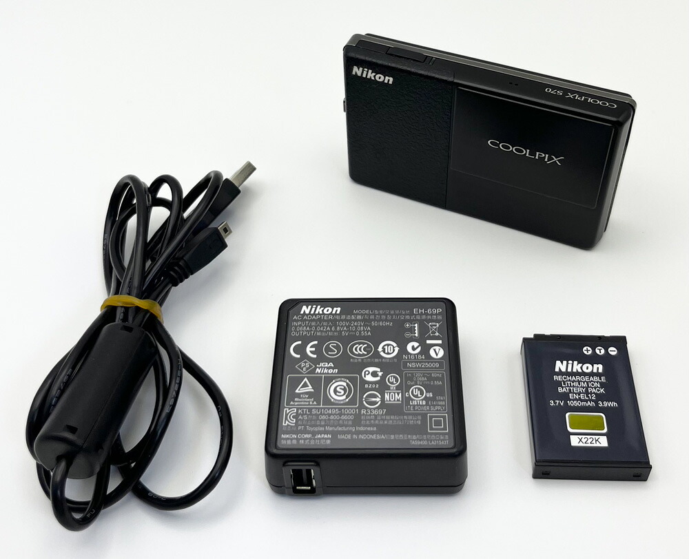 ニコン Nikon デジタルカメラ COOLPIX S70 BK MATTEBLACK [マットブラック]【中古】【可】【20333407394】｜高上屋