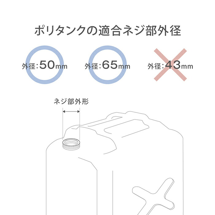 【楽天市場】アウトドア ポリタンク接続用品 アウトドアポンプ バーベキュー マリンスポーツ 災害対策 A122 タカギ takagi 公式