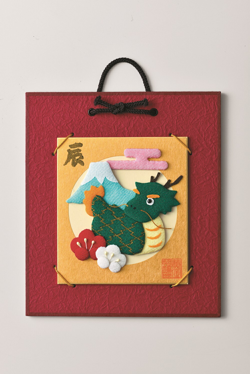 楽天市場】干支 キット 押絵豆色紙 招福午 LH-195 ちりめん細工