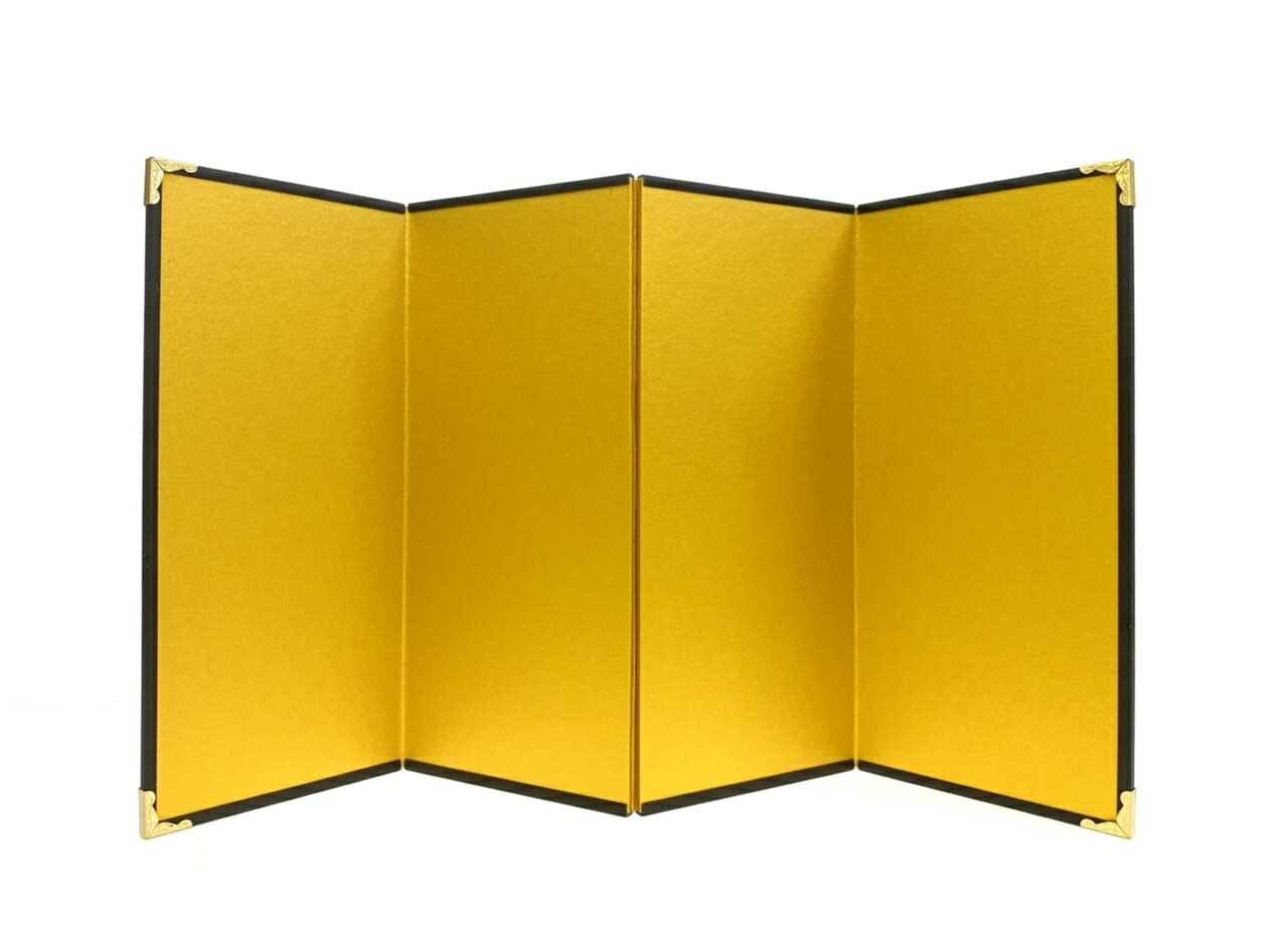 金屏風 楽天市場】金屏風 (4曲) [NF-4007] 【パナミ手芸メーカー直販
