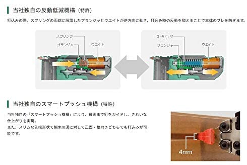 HiKOKI(ハイコーキ) NP18DSAL(LXPK) 充電式ピン釘打機 18Vピンタッカー