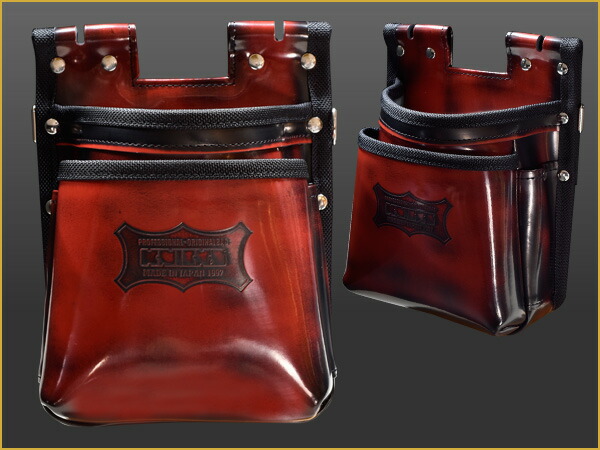 1点限り！ニックス ADV-201TB-R 鳶職向仕様　ガラス革2段腰袋 楽天市場】ニックス(knicks)［ADV-201TB-R］ 鳶職向仕様ツーウェイ