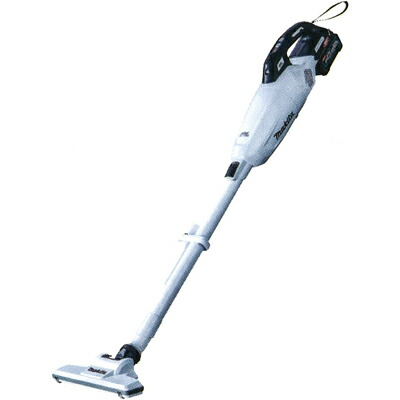 マキタ(makita) 充電式クリーナー CL001GRDW スノーホワイト カプセル式/ワンタッチスイッチ 40V 【バッテリー/充電器セット】【1年保証付き】