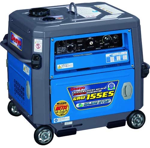 【法人限定】デンヨー(Denyo) ガソリンエンジン溶接機 GAW-155ES (GAW-150ES2後継機) 発電機兼用型溶接機(エンジンウェルダー) [個人宅配送不可]｜高橋本社　店